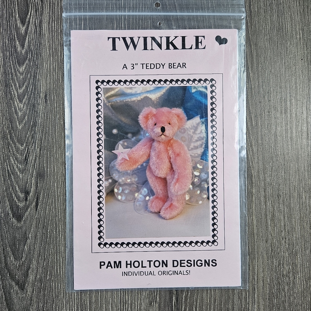 NEW Pam Holton Designs Twinkle Teddy Bear Pattern